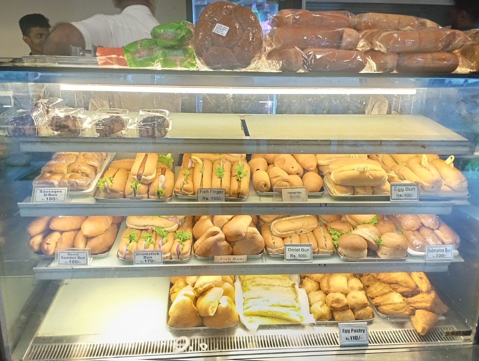Fresh bakery display